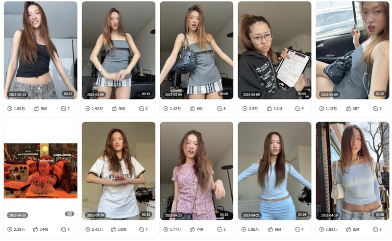 TikTok網(wǎng)紅合作:韓國(guó)時(shí)尚服飾KOL博主達(dá)人頻道內(nèi)容