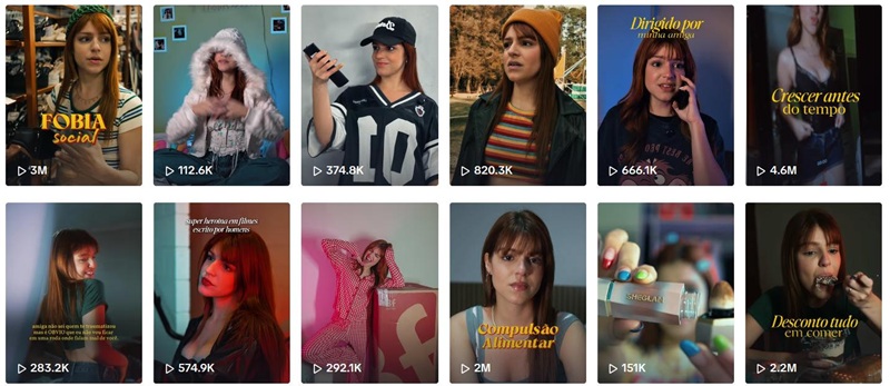 TikTok網(wǎng)紅推薦:巴西210萬粉絲的娛樂短劇情視頻博主頻道內(nèi)容