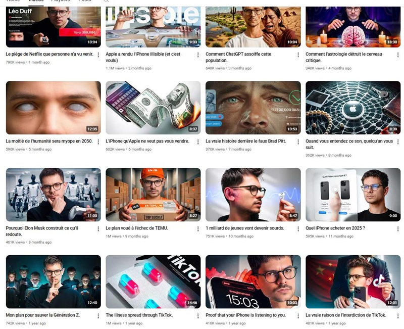 YouTube網(wǎng)紅推薦:法國(guó)科技投影VR眼鏡測(cè)評(píng)博主頻道內(nèi)容