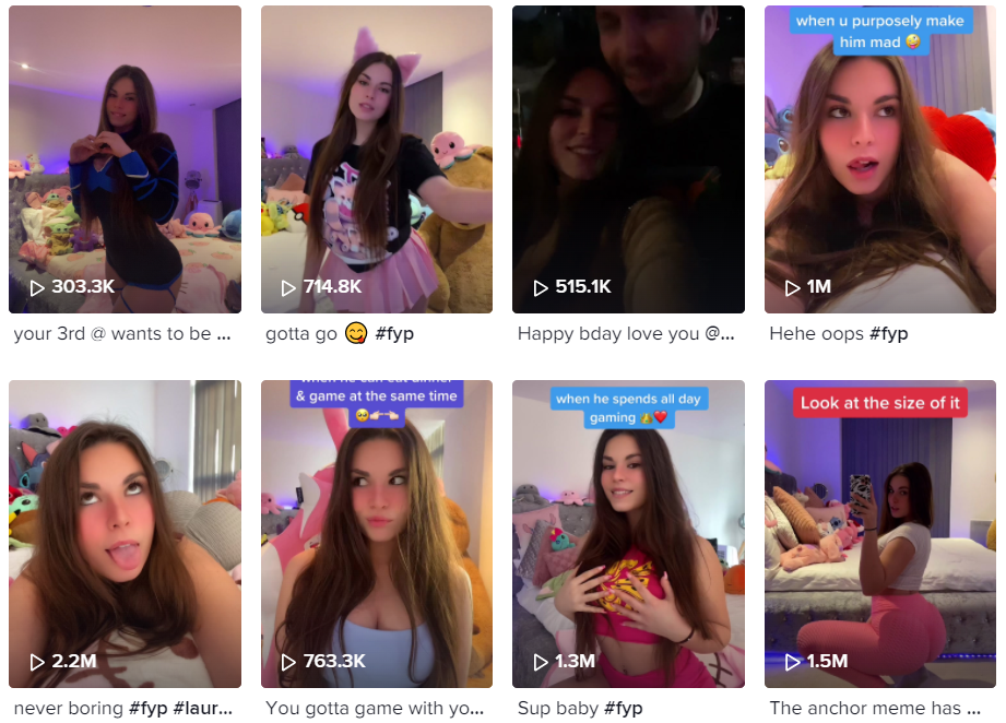 Tik Tok英國紅人頻道內(nèi)容