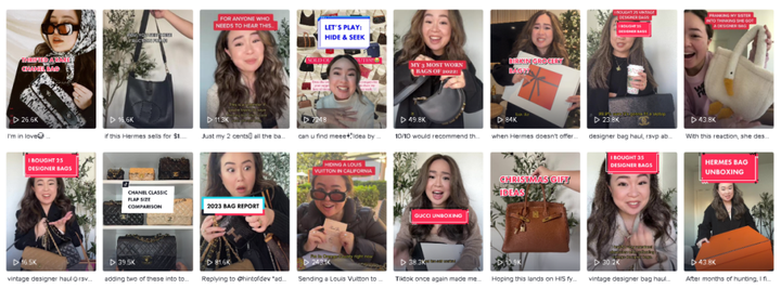 Nica直播賣二手奢侈品