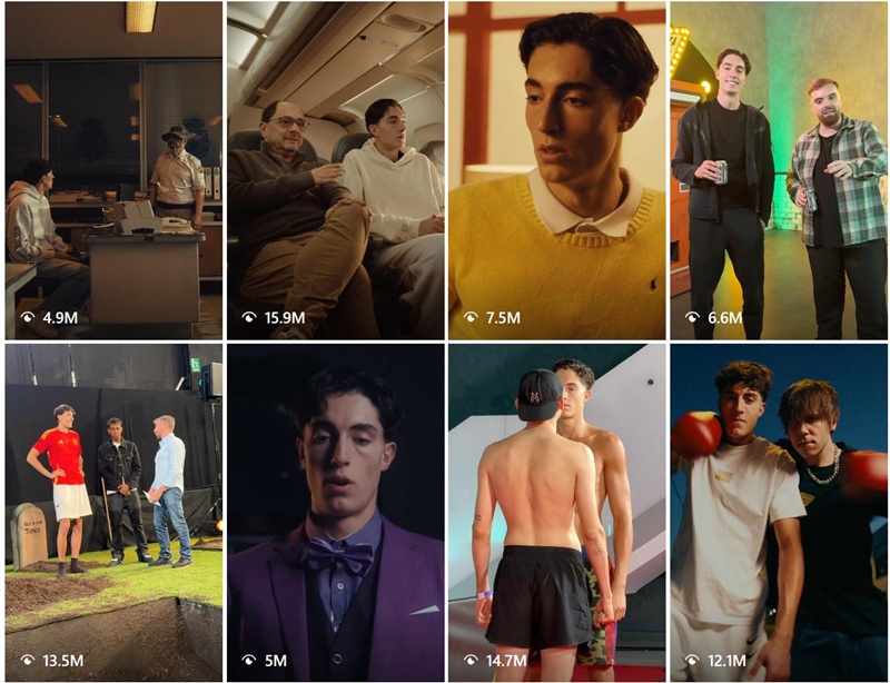 西班牙顏值時(shí)尚達(dá)人KOL資源頻道內(nèi)容