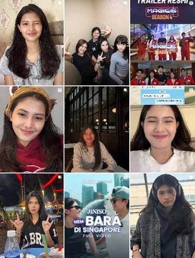 印度尼西亞美妝生活類頭部博主頻道內(nèi)容