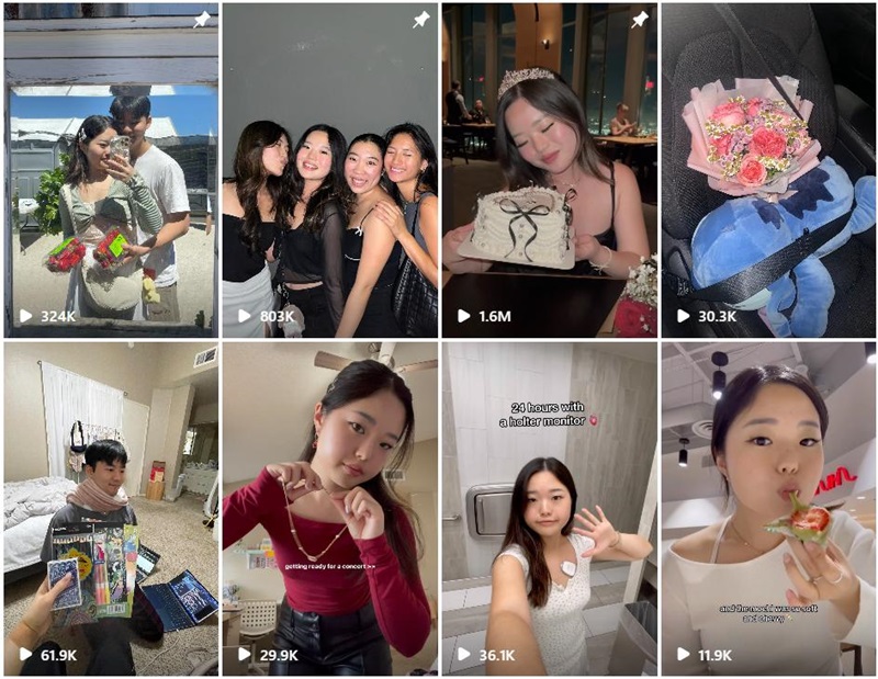 Instagram網(wǎng)紅:韓國籍在美時尚食品類海外KOC博主頻道內(nèi)容