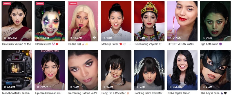 印度尼西亞tiktok美妝護(hù)膚博主