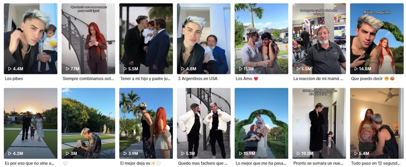 美國頭部母嬰生活類博主tiktok網(wǎng)紅頻道內(nèi)容