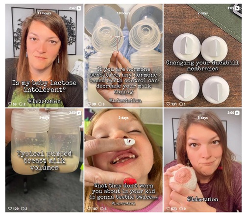 Instagram網(wǎng)紅推薦:美國(guó)母乳喂養(yǎng)專家小博主頻道內(nèi)容