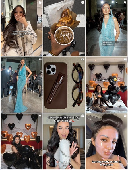 Instagram網(wǎng)紅營銷:美國超百萬粉絲的時尚化妝品宣傳博主頻道內(nèi)容