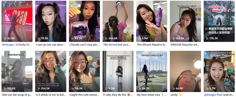 中國臺灣tiktok美妝博主