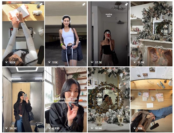 Instagram網(wǎng)紅營(yíng)銷:加拿大時(shí)尚生活類尾部博主頻道內(nèi)容