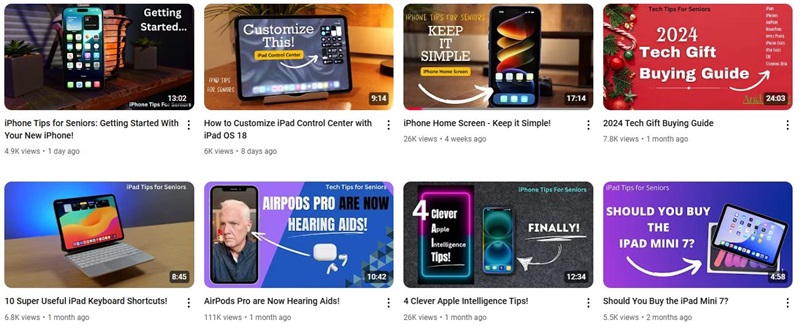 YouTube網(wǎng)紅:美國IOS軟件測評類博主頻道內(nèi)容