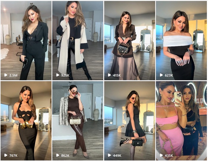 Instagram網(wǎng)紅:美國時尚服裝類達人穿搭博主頻道內(nèi)容